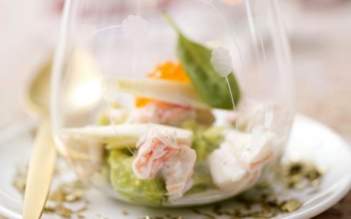 Krabcocktail met avocado en witloof